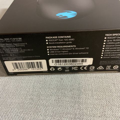 766796-3 Gaming mouse ROCCAT Cain 120 AIMO Black