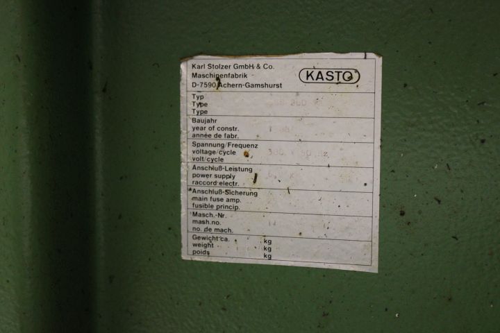 719521-16 Vertical band saw - Kasto SSB 260 VA