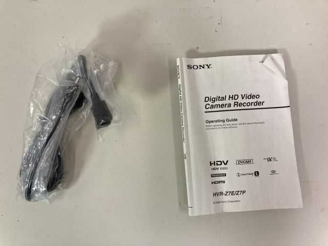 767268-7 Sony HDV 1080i DVCAM Recorder
