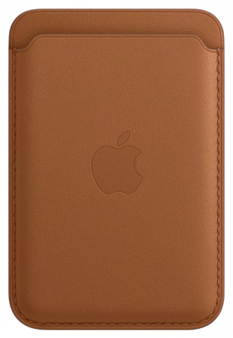 767026-1 Apple iPhone Leather Wallet with MagSafe - Saddle Brown