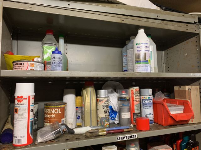 758545-23 Verkstadsinredning och innehåll