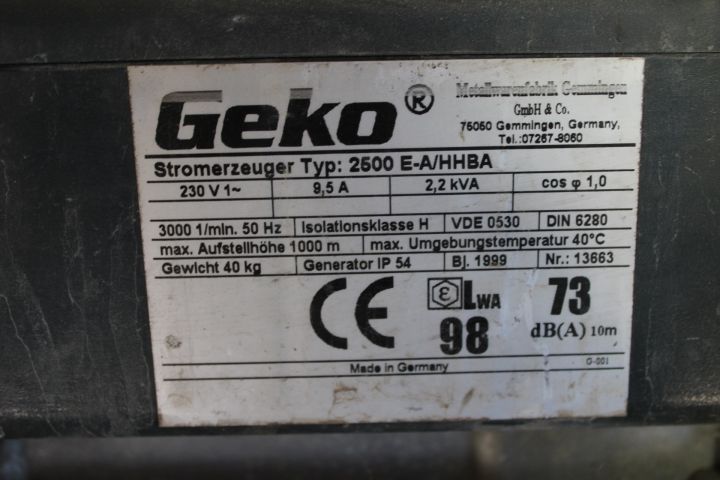 760315-3 Generator Geko 2500