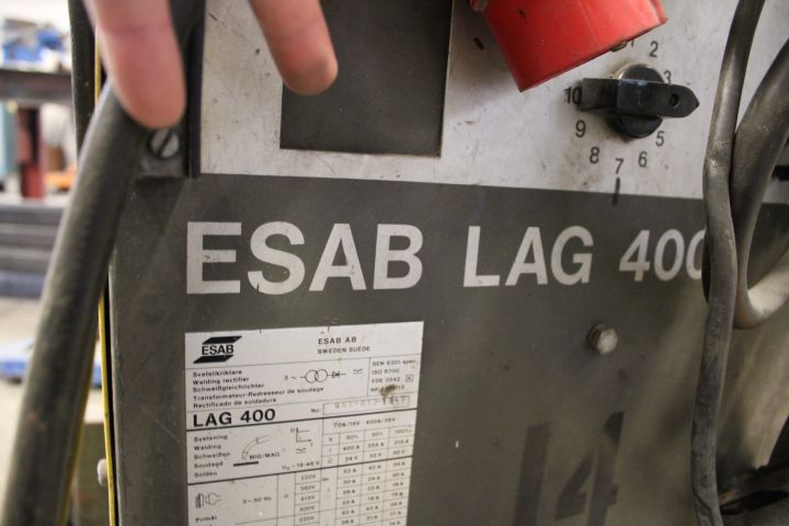 764558-3 MIG welder with feeder ESAB LAG 400