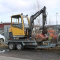 691476-4 Excavator, PEL JOB EB200 -09, with trailer, 3 buckets, frost hook and cutter
