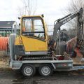 691476-7 Excavator, PEL JOB EB200 -09, with trailer, 3 buckets, frost hook and cutter