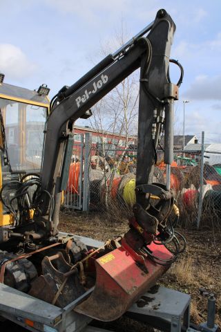 691476-21 Excavator, PEL JOB EB200 -09, with trailer, 3 buckets, frost hook and cutter