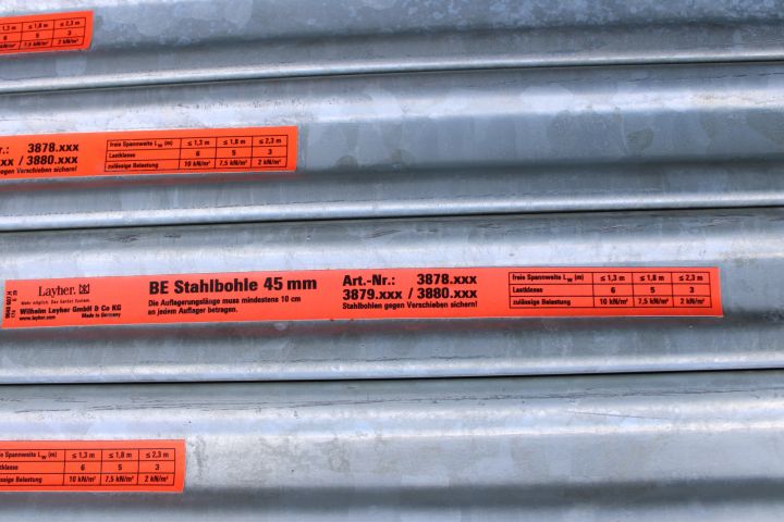 746328-5 Filling plank - Layher - 30 pcs, 2.50 x 0.3 m