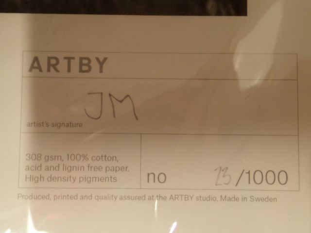 752944-5 Art print framed in acrylic frame by Jonas Malmberg