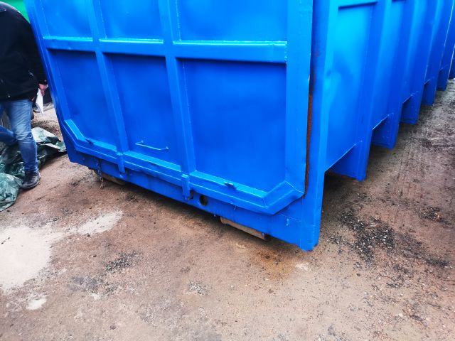 768689-7 Demountable container 40 m3 tailgate and lid