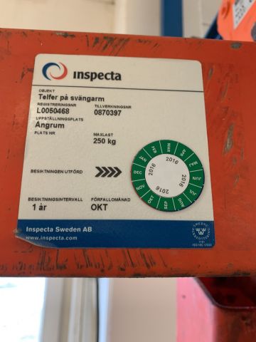 744613-6 Telfer 250 kg