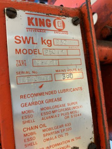 744613-8 Telfer 250 kg