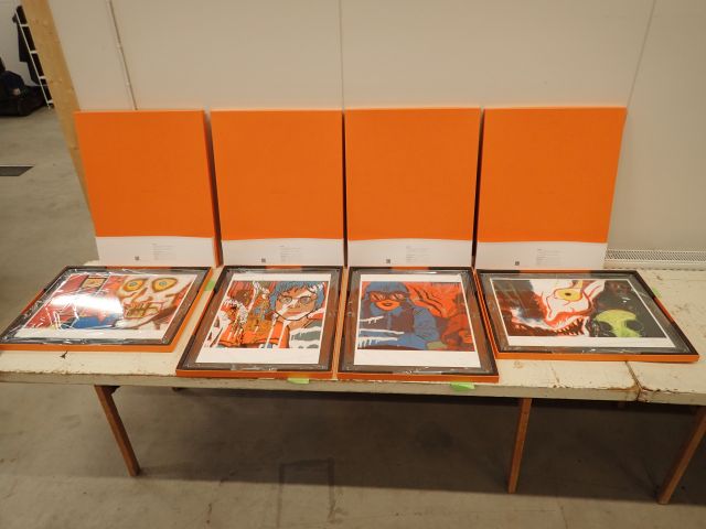 752949-1 4 Art prints framed in acrylic frame by Ulfur Karlsson