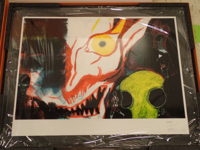 752949-11 4 Art prints framed in acrylic frame by Ulfur Karlsson