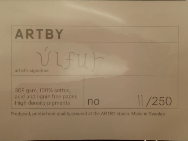 752949-12 4 Art prints framed in acrylic frame by Ulfur Karlsson