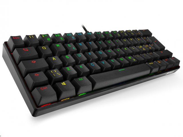769467-1 Gaming keyboard Svive Triton RGB Mini 60 black
