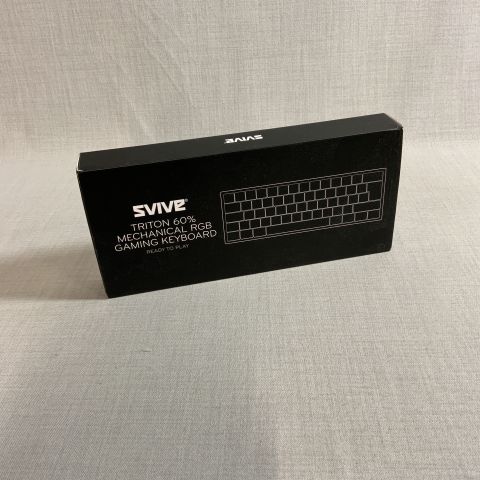 769467-2 Gaming keyboard Svive Triton RGB Mini 60 black