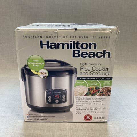 768845-2 Rice Cooker Hamilton Beach Digital Simplicity Rice Cooker
