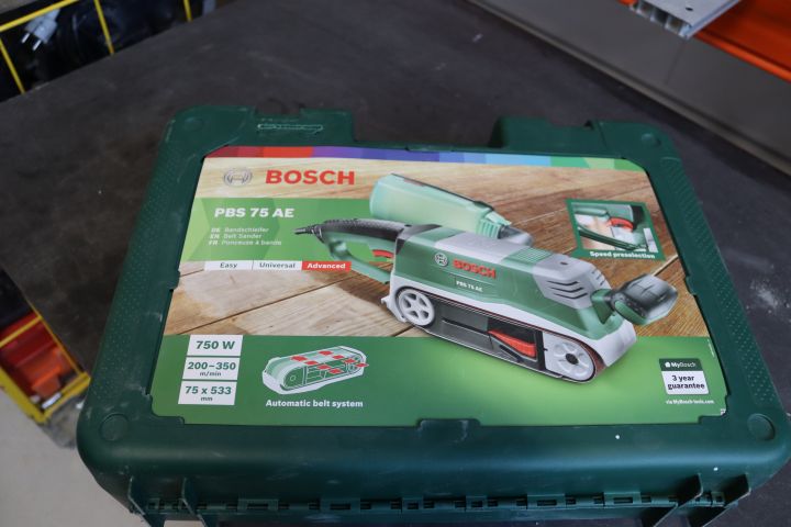 Belt Sander Bosch Pbs 75 Ae Ps Auction We Value The Future Largest In Net Auctions