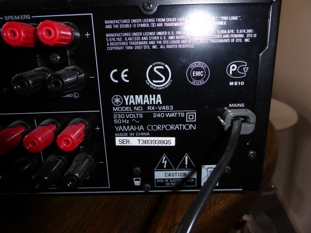 769998-4 AV Receiver / Surround amplifier Yamaha RX-V463