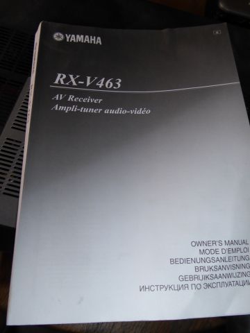 769998-5 AV Receiver / Surround amplifier Yamaha RX-V463