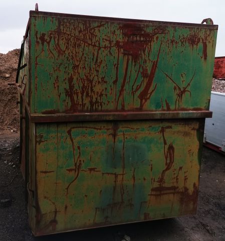 768691-3 Lift dumper container Frinab (green)