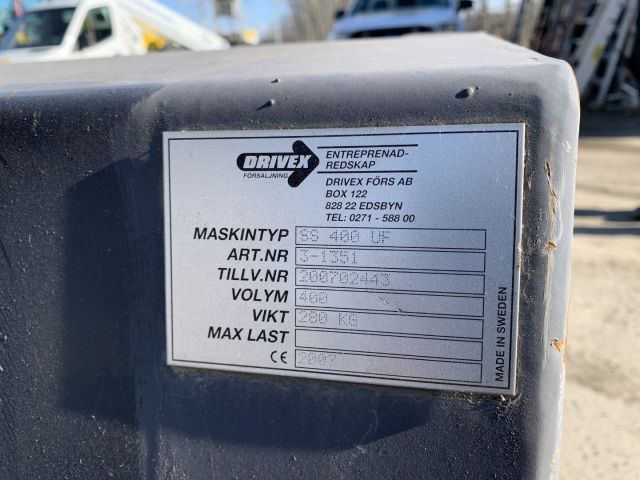 711510-6 Sand spreader bucket Drivex SS 400 UF