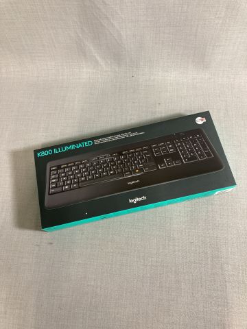 771406-2 Keyboard Logitech Wireless Illuminated K800
