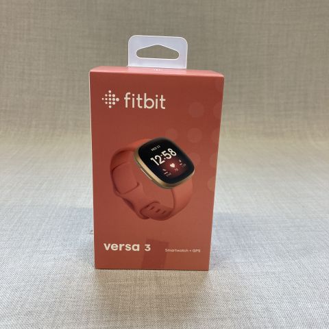 771097-2 Activity bracelet Fitbit Versa 3 Pink Clay / Soft Gold