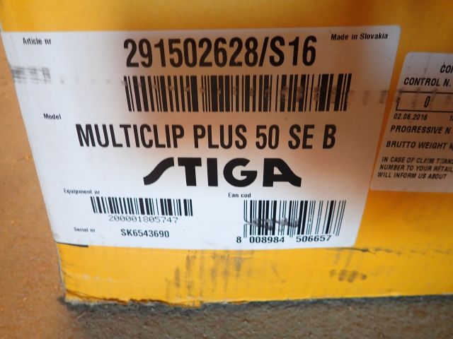 687417-2 Stiga Multiclip PLUS 50 SE-B - New in Cardboard