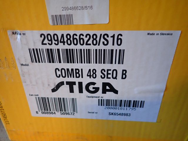 687426-4 Lawnmower Stiga Combi 48 SQ - New in Cardboard