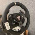 768968-4 Racing game chair with Logitech G920 steering wheel and pedal