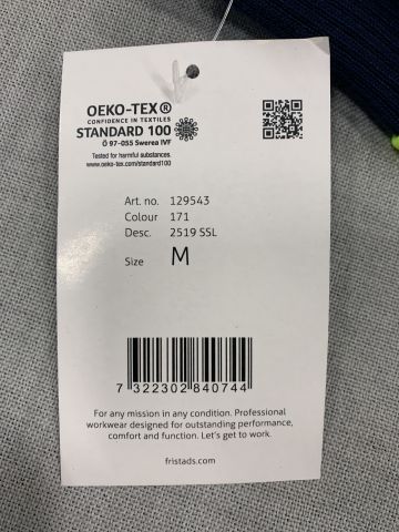 771658-2 Warning trousers Fristads Jogger 2519 SSL, size M