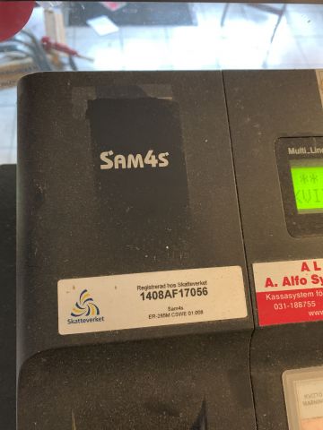 758680-3 Cash register Sam4S ER-280 with card terminal and cash drawer