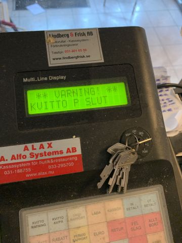 758680-4 Cash register Sam4S ER-280 with card terminal and cash drawer