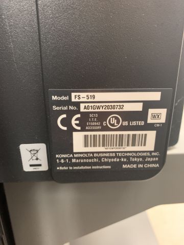 768974-8 Multifunction printer Konica Minolta bizhub C203, finisher