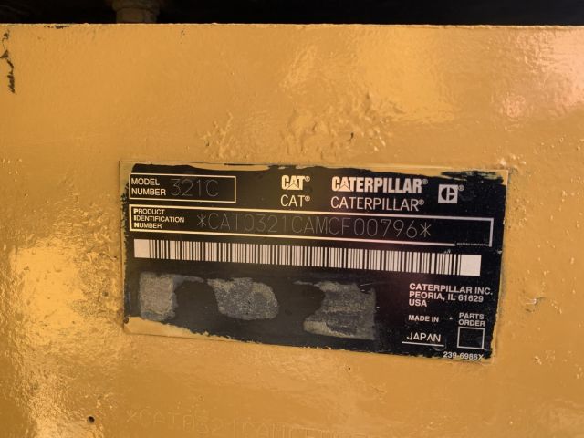 711541-7 Track excavator CAT 321C LCR, with 3 buckets and Rototilt