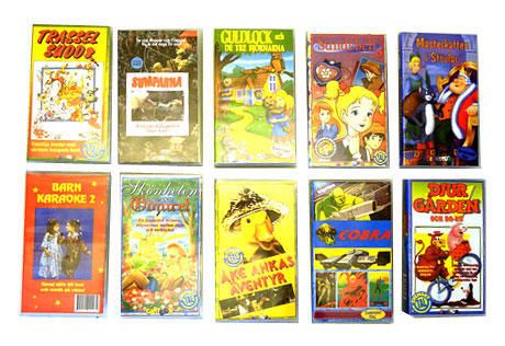 774116-1 Children's Movies VHS 24-pack (Free Shipping)