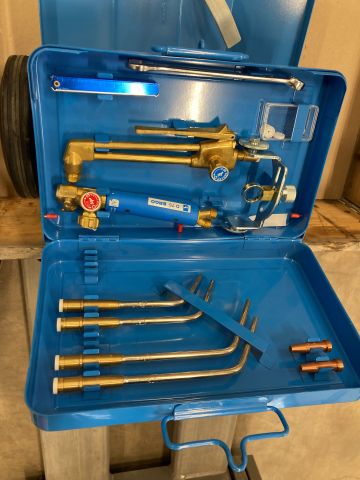 774268-2 Combined welding and cutting torch kit Elga / Gasiq D75 with trolley