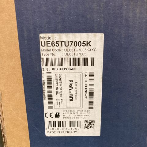 772227-3 65 "4K UHD TV Samsung UE65TU7005KXXC