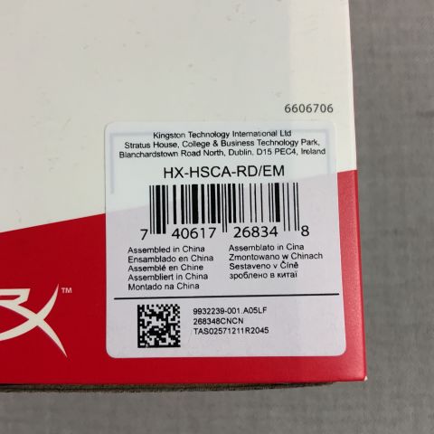 774469-3 Gaming Headset HyperX Cloud Alpha Pro