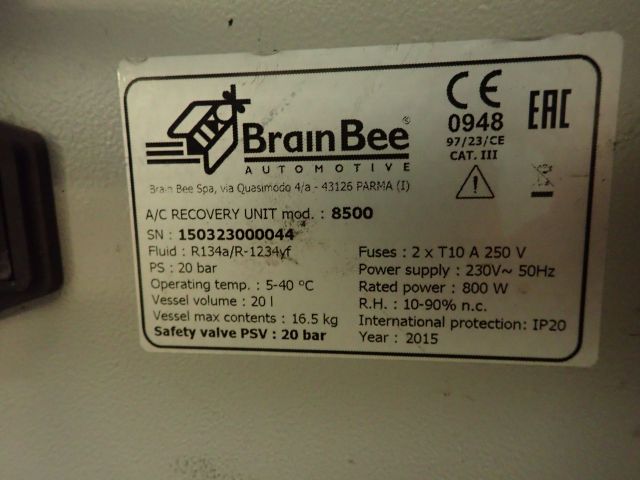 687472-11 AC Machine Brain Bee Multigas 8500 Plus