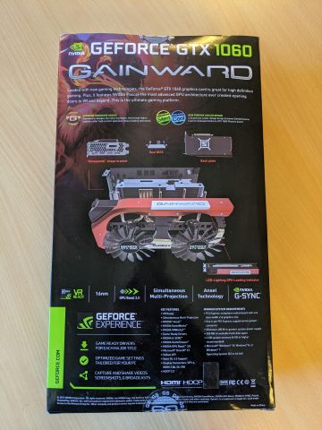 774392-3 Used Gainward GeForce GTX 1060 6GB Phoenix "GS"