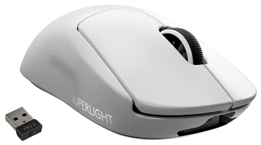 780014-1 Gaming Mouse Logitech PRO X SUPERLIGHT Wireless Gaming Mouse - White