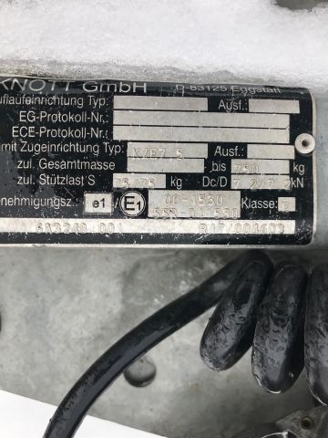 781579-3 Trailer Thule D0650U Reg. No .: GNN989 -08