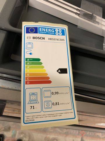 711641-6 Display sex convection oven Bosch HBS578CS0S