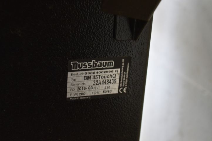 758733-7 Tire balancing machine Nussbaum QuickSpan Chrome / BM 45touch -2016