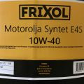 763716-1 1 Pallet With 2 Barrels Frixol Engine Oil Synthetic E4S 10W-40, 416L