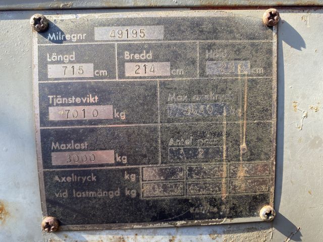 776321-22 Volvo tgb with palfinger crane separate engine perkins diesel