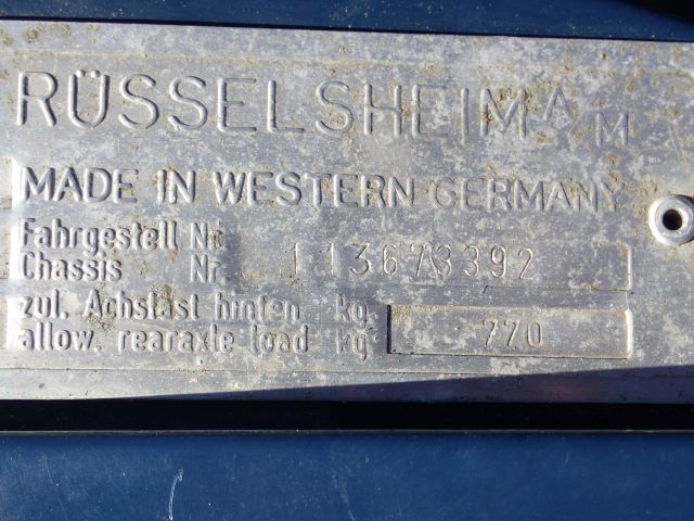 753067-99 Opel Record 1700 Olympia -1966