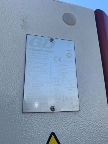 769085-25 Skruvkompressor Gardner Denver VS70 -2010 med tank